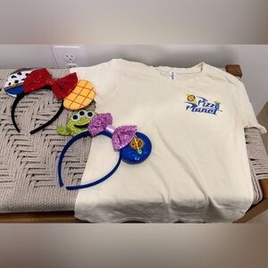 Toy Story Cream T-Shirt with Headbands